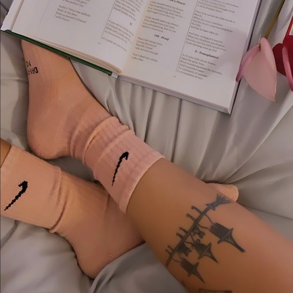 Nike Other - Hand dyed socks